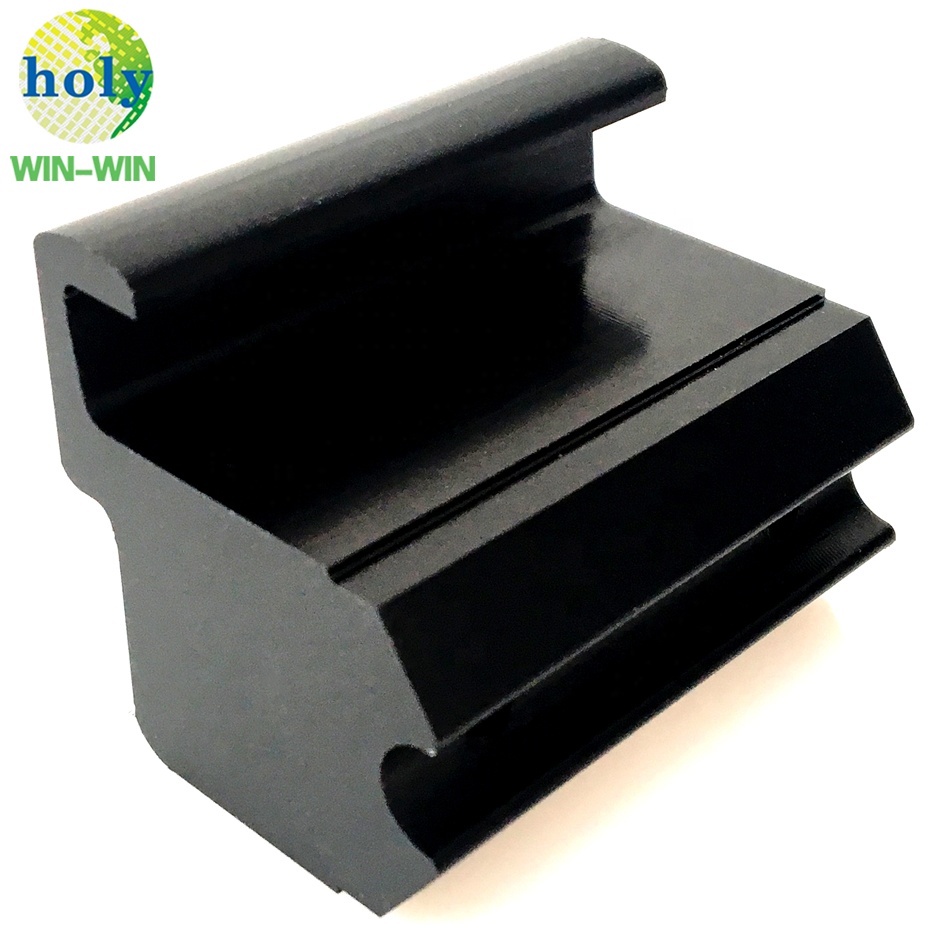 Black ABS POM Kunststoff CNC-Fräsbearbeitungsteile mit benutzerdefiniertem Service
